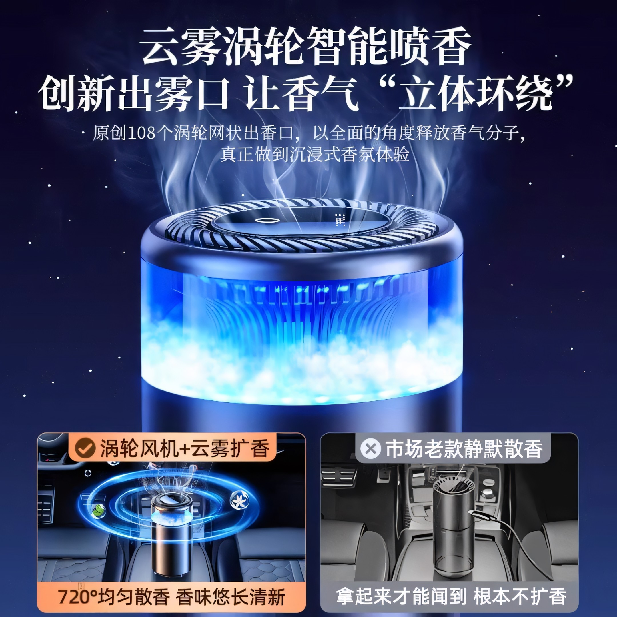 Car Air Freshener 2024 New Model Long-Lasting Fragrance Car Interior Perfume for Men and Women High-End Automatic Spray Ornament Decoration