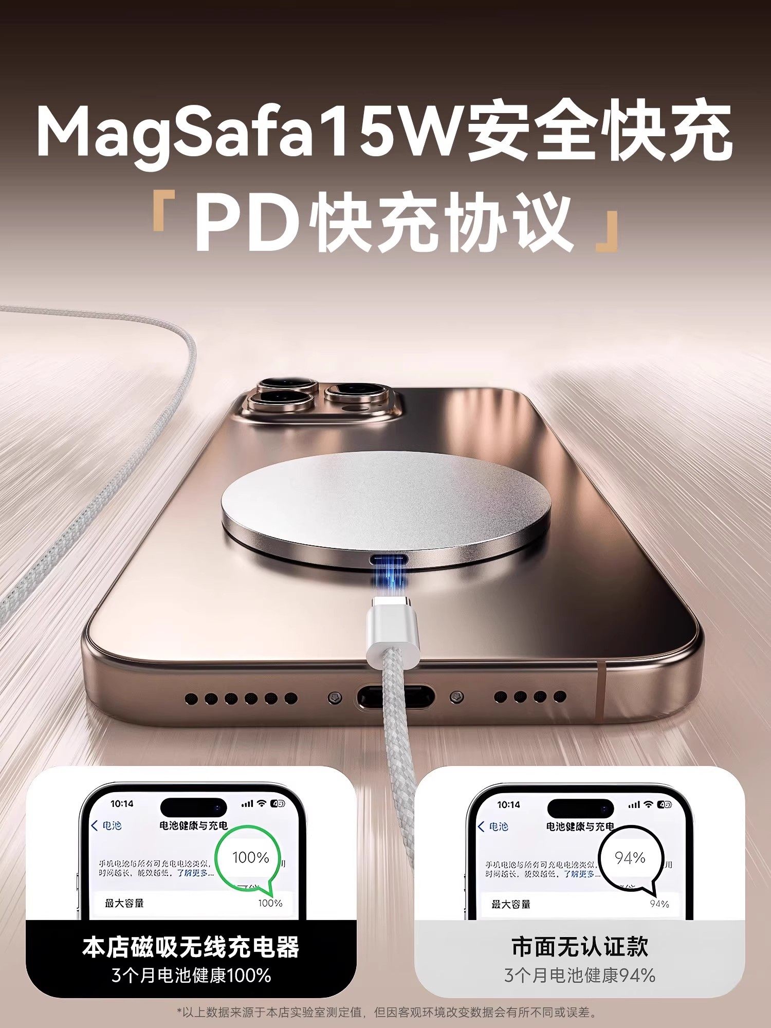 Wireless Charger Suitable for Apple iPhone 17 Pro Max 16 Xiaomi 14 Phone 15 Earphones 13 Desktop Qi Charging Magsafe 15W Fast Charging Cable Magnetic Charger Air Genuine Plus