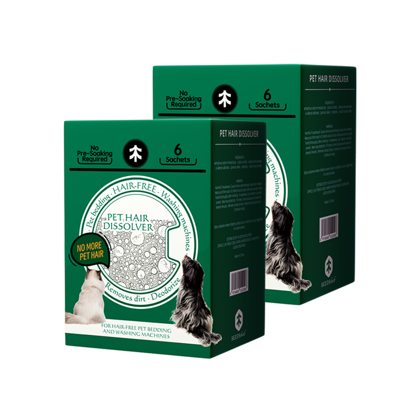 粒子森林滚筒洗衣机清洗剂溶解毛发猫毛杀菌洗猫窝狗窝养宠物专用