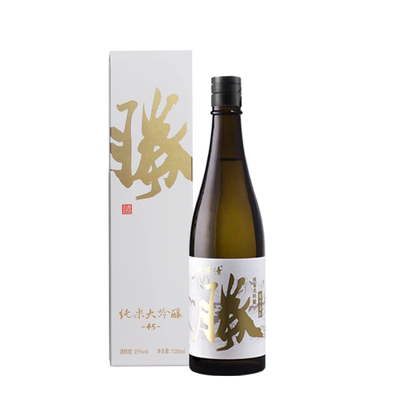 德胜清纯米大吟酿45清辛白月光720ml国产清酒四割五分15度礼盒装