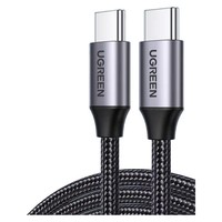 绿联双头typec数据线100w快充ctoc口适用苹果iPhone15pro16max华为小米ipad平板手机笔记本电脑编织充电器线