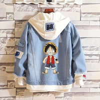 Джинсовая синяя - мультфильм Luffy (без бархата)
