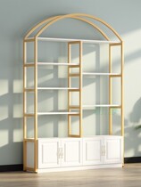 Cosmetic Shelving Gift Cosmetics Counter Display Cabinet Minima Bag Rack Modern Shelf Exhibition Cabinet Flower Shop Beauty