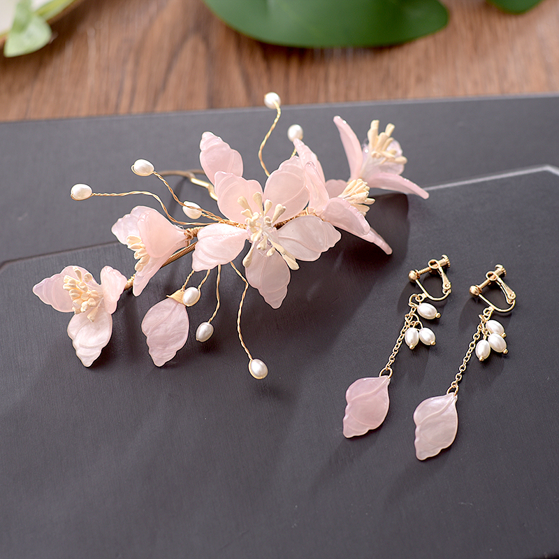 Hanfu Hair Accessories Set, Super Fairy-Like Tassel Hairpin, Ancient Style Back-Comb Hairpin Set, Ancient Costume Hair Accessories, Fairy-Style Hairpin