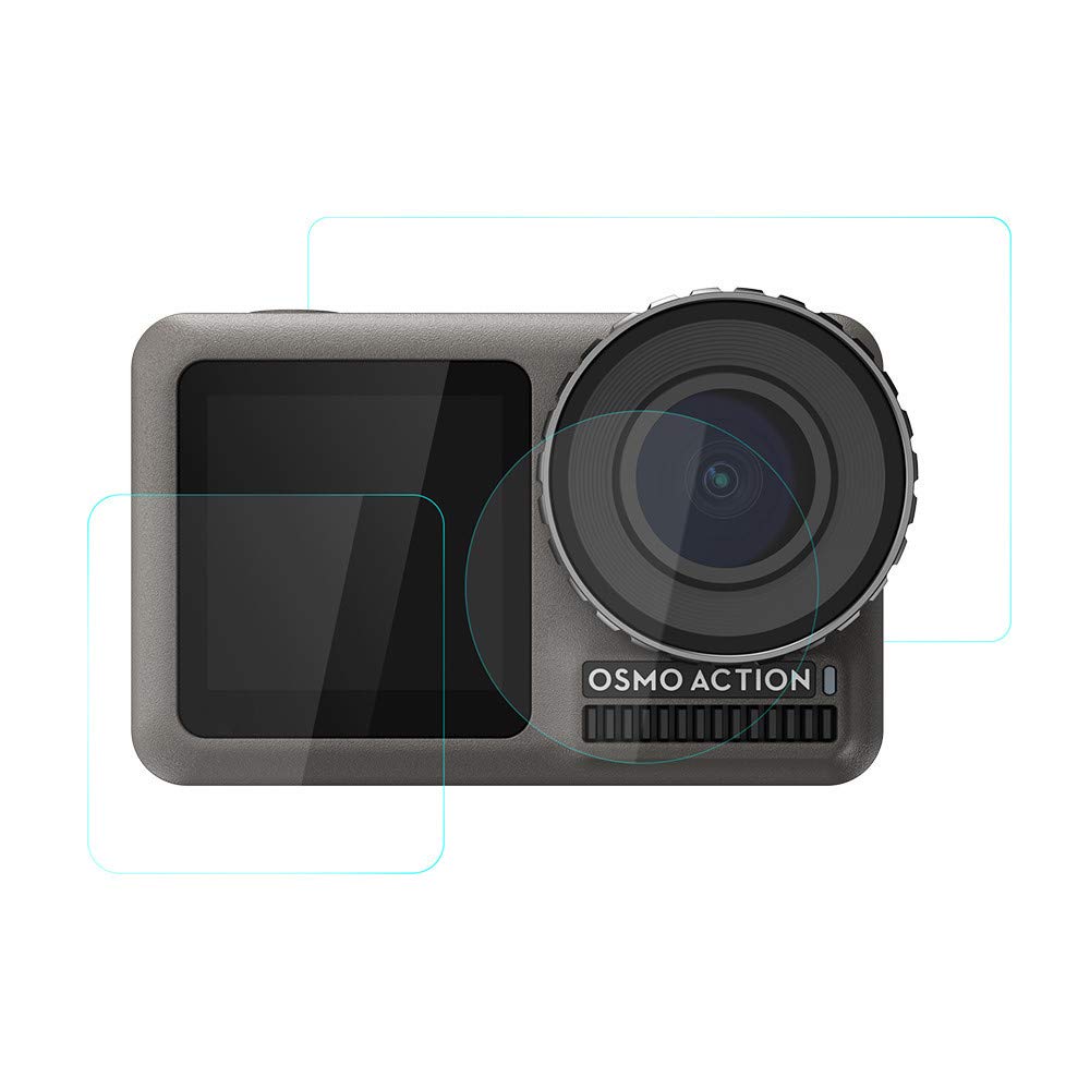 Suitable for DJI Osmo action camera screen protector osmo action lens tempered film accessories