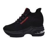 Высокая флисовая демисезонная универсальная спортивная обувь на платформе, танцующие туфли для отдыха