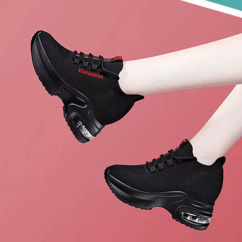 Высокая флисовая демисезонная универсальная спортивная обувь на платформе, танцующие туфли для отдыха