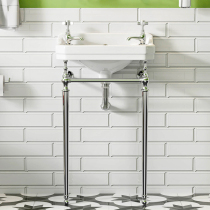 Small family type hanging wall type classical ceramic washbasin Carleton Classical double hole bracket basin Anglo American retro hanging basin