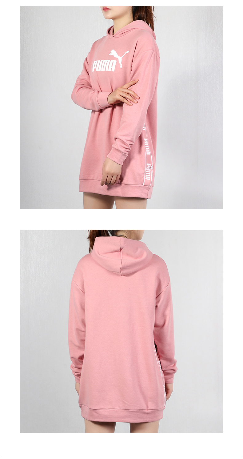 [Direct] Puma lady ăn mặc thể thao và giải trí thời trang áo len dài tay trùm đầu dài 581073-01 - Trang phục thể thao bộ thể thao nữ mùa đông