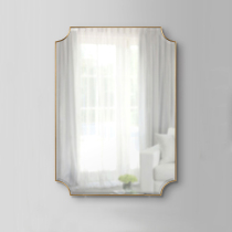 Famous Craftsman porch Hall decoration mirror modern simple square bathroom mirror light luxury bathroom mirror