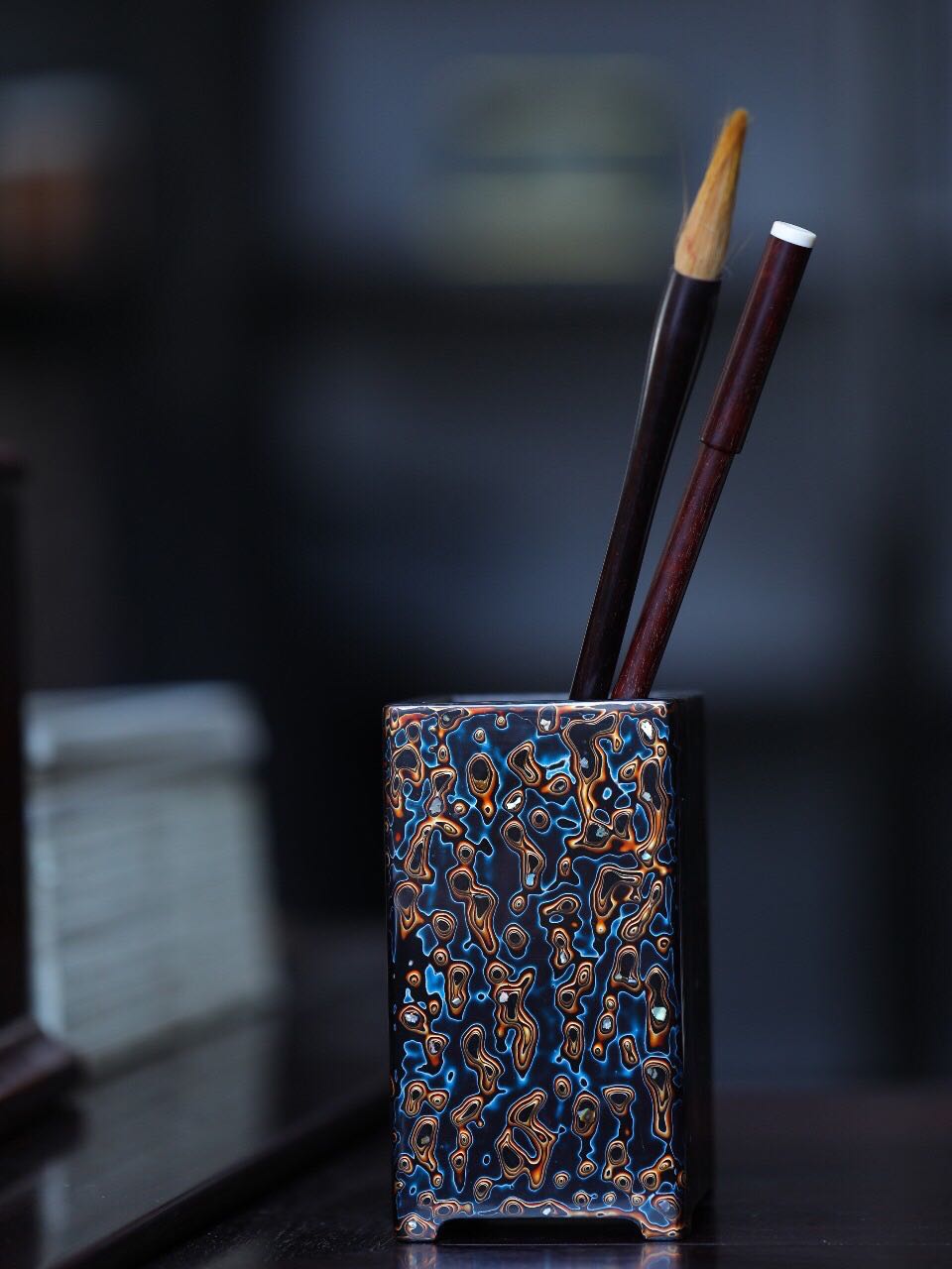 Zero sandwood bottom paint pencil playpiece simulation of quartet angle precision facial antique retrograde gift box