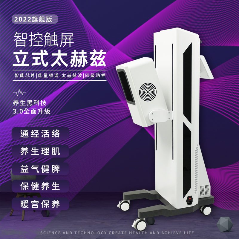 2022 Flagship Vertical Terahertz Cell Energy Meter Beauty Health Care Physiotherapeutic Instrument Microwave Thermotherapy Instrument Light Wave Instrument