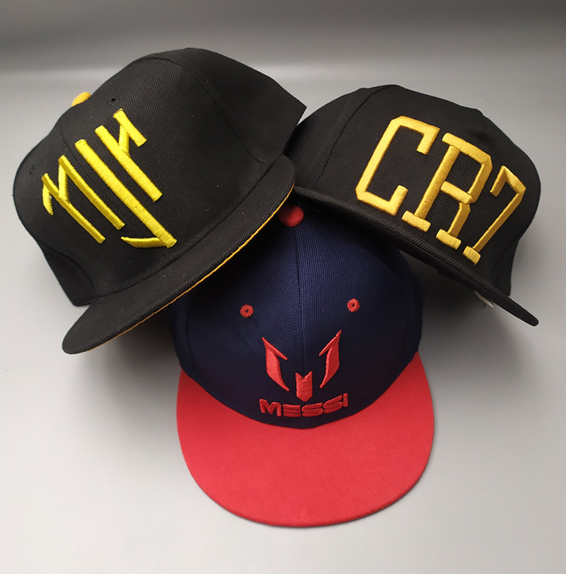 C Ronaldo Messi hat Real Madrid baseball cap football fans Neymar duck tongue hat souvenir gift