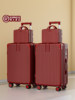 Red Suitcase for Wedding Dowry, Specifically for the Bride, with a High-End Feel, Thickened and Durable, 24inch-Piece Travel Luggage Set with Combination Lock