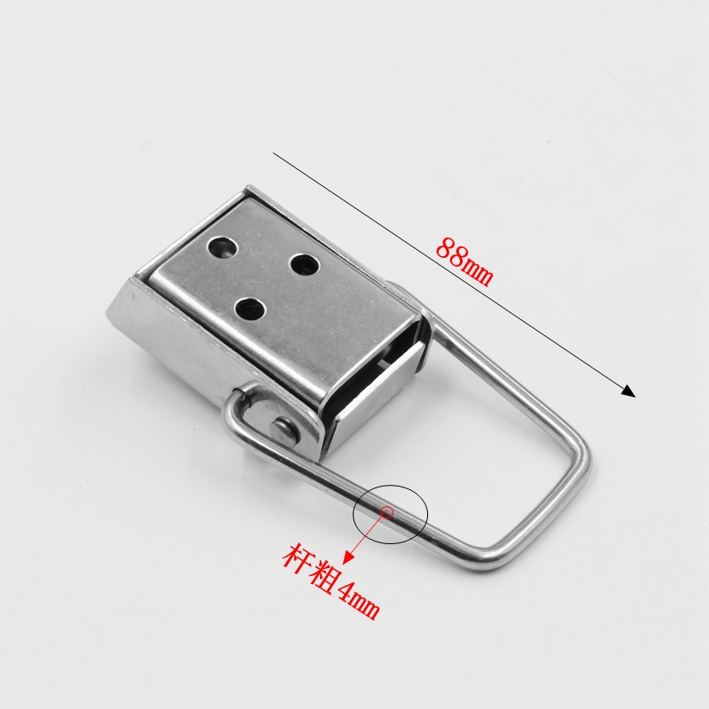 304 stainless steel buckle modified lock Anti-theft security lock Shelter advertising light box lock with lock box buckle buckle