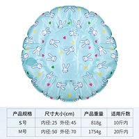 Круглый синий морской синий