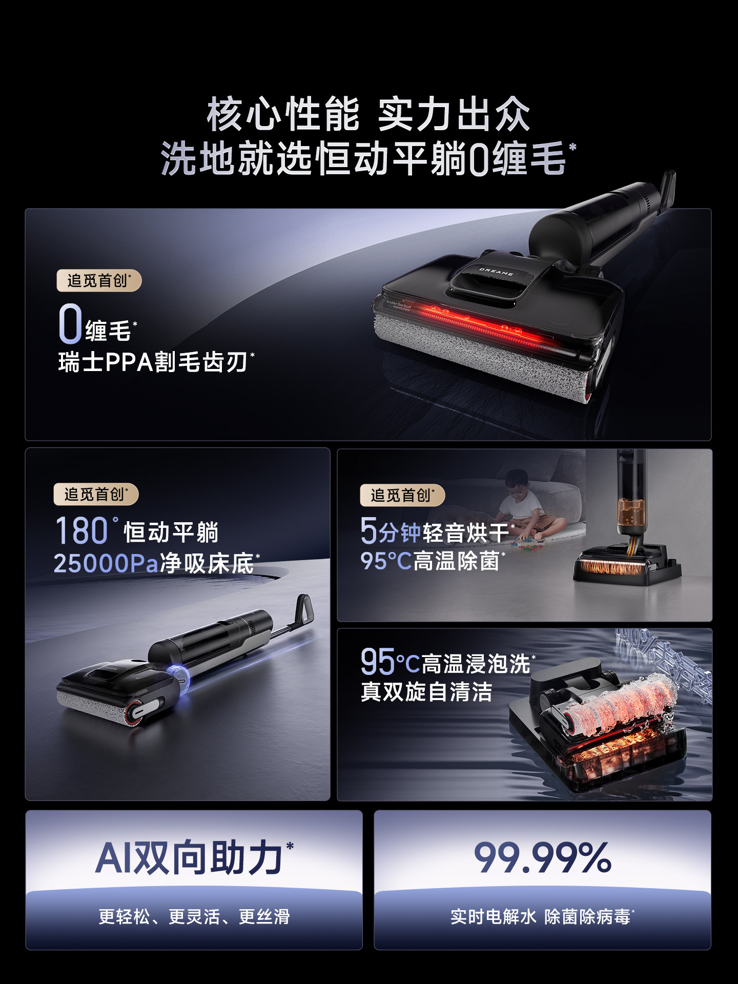 [Breaking News] Dreame Floor Scrubber Ai-Assisted Mopping, Vacuuming, Sweeping, and Washing All-In-One Home Care Series