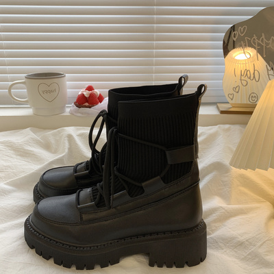 taobao agent Martens, universal low boots platform English style, British style, 2022 collection