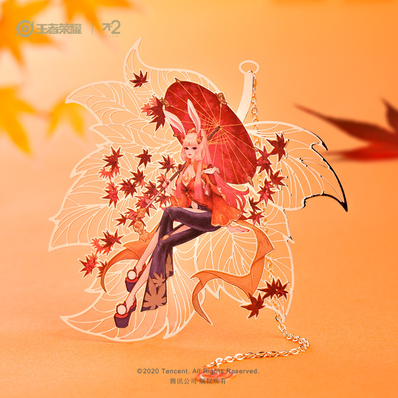 King Honor Official Genuine X BBS from Luna Flower Mulan Houyi Bookmark