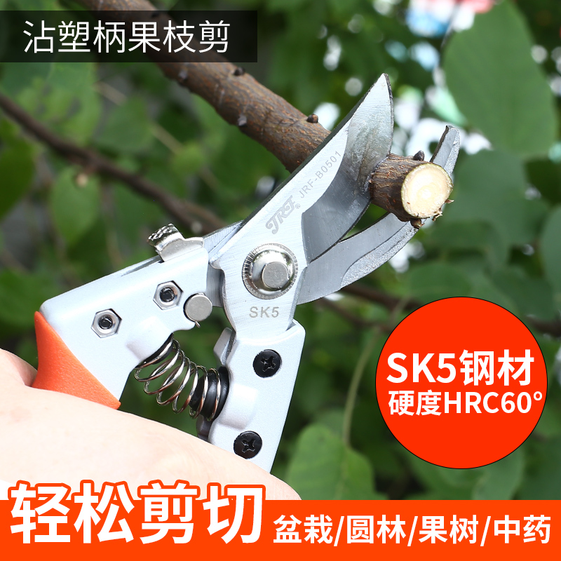 Elite front pruning scissors fruit tree gardening shears thick branches labor-saving flower art shears flower knife high branch shears household manual shears