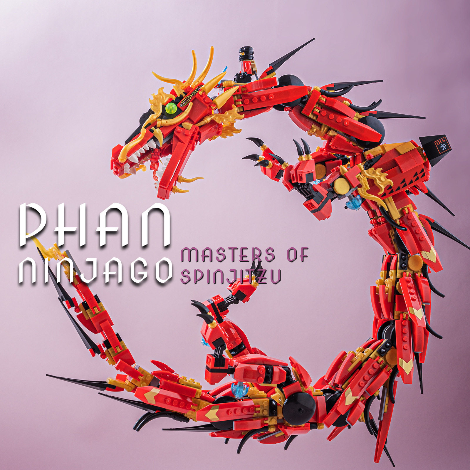 2023 Chinese blocks compatible with Le Hydra Ninja Golden Giant Sheng Dragon Mechanical Knights assembled toys