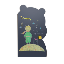 Childrens home magnetic double-layer blackboard wall stickers selling cute bears home blackboard wall stickers erasable whiteboard magnetic writing board dust-free chalk childrens home teaching artifact erasable drawing board can be customized