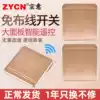 Zongyi wireless switch panel wiring-free intelligent double-cut household power supply electric lamp free stickers remote control switch 220V