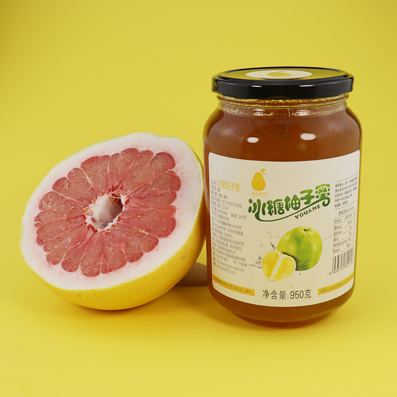 Pomelo Tong Pomelo Beauty Pomelo Tea Rock Sugar Pomelo Honey 950g Meizhou Dapu Hakka Specialty Natural Honey Fruity Tea