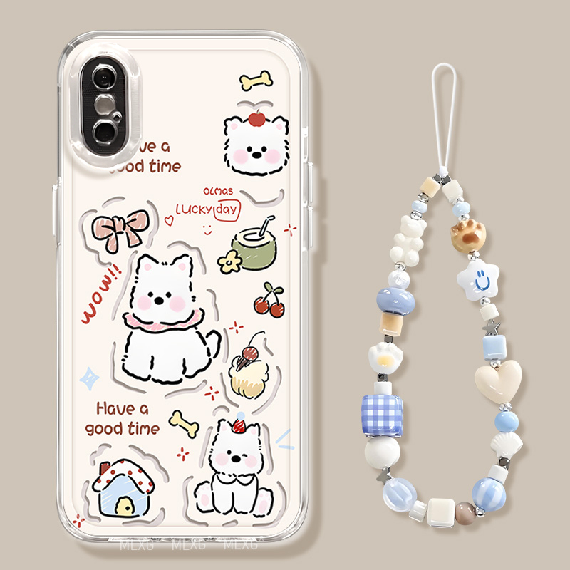 West Highland Dog-Themed New Transparent Silicone Phone Case for iPhone X/Xr/Xs/Xs Max/8/8 Plus/Xs Max/8 Plus