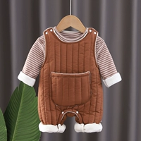 Цветной комбинезон с пухом, комплект