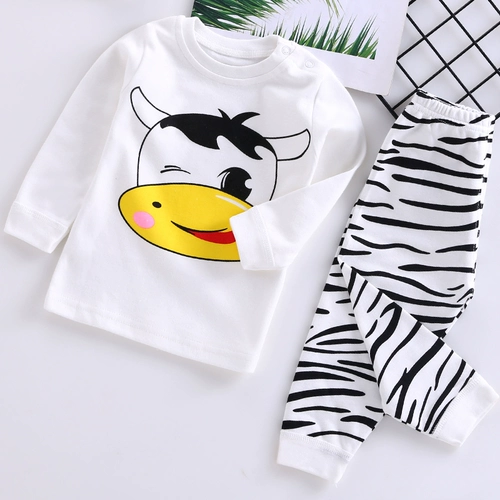 Детское термобелье, хлопковые штаны, нижнее белье, детский комбинезон, осенний комплект для мальчиков