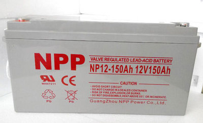 NPP Naipu battery NP12-150 solar maintenance-free battery 12V150AH UPS power supply