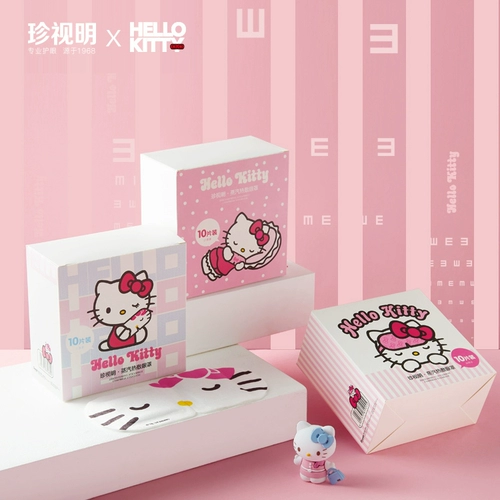 Hello Kitty, повязка для глаз, компресс, 10 штук, подходит для подростков
