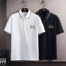 Boy pure cotton polo shirt summer dress 2021 new Korean version 13-15 year old CUHK Tong T-shirt junior high school foreign air blouse