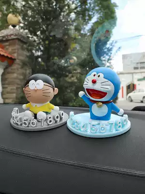 Car temporary parking pass, vehicle moving car phone number Cartoon creative ornaments car decoration supplies Daquan