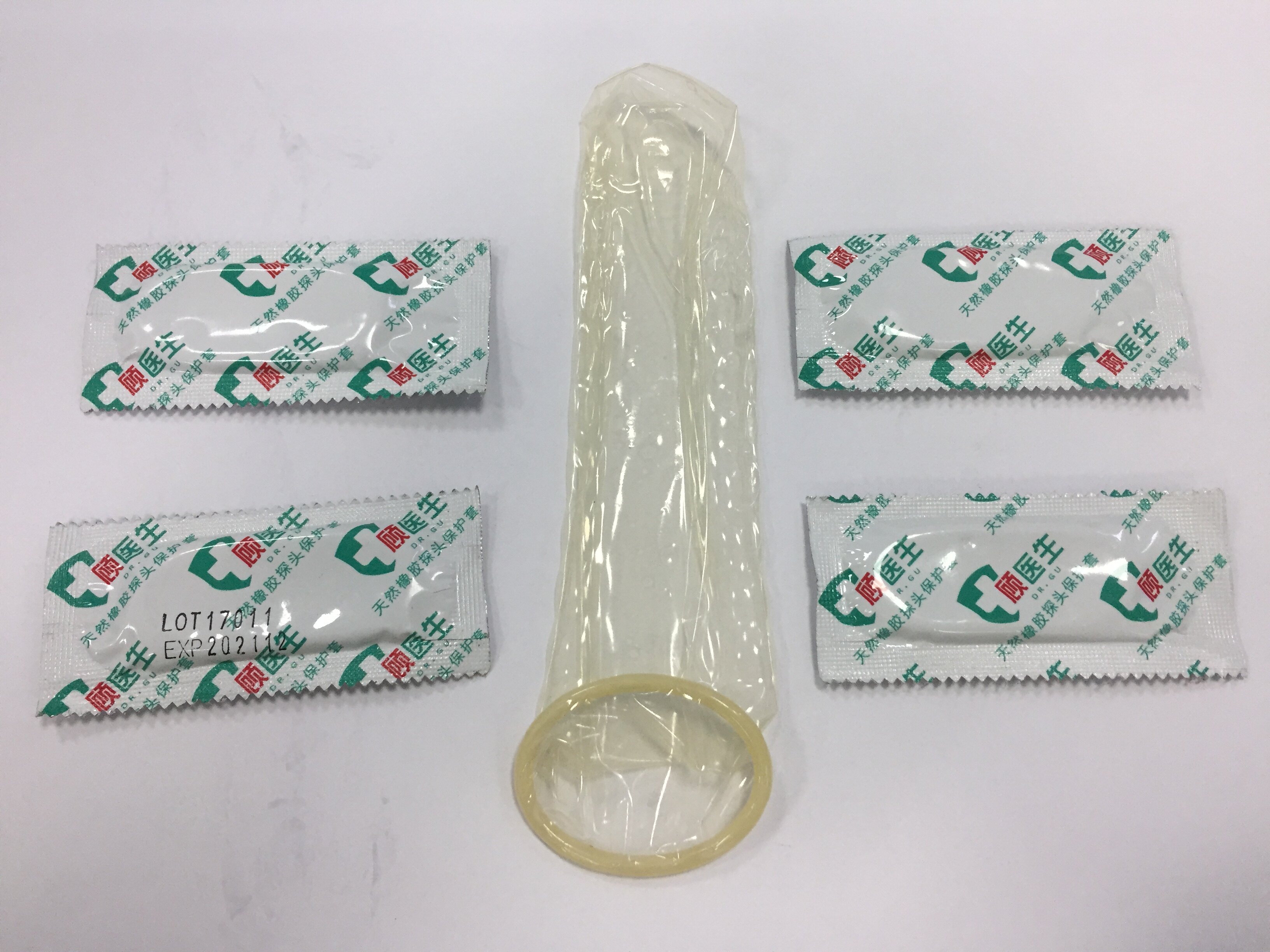 一次性探头保护套 B超腔体隔离护套天然乳胶无菌保护套超声耦合剂