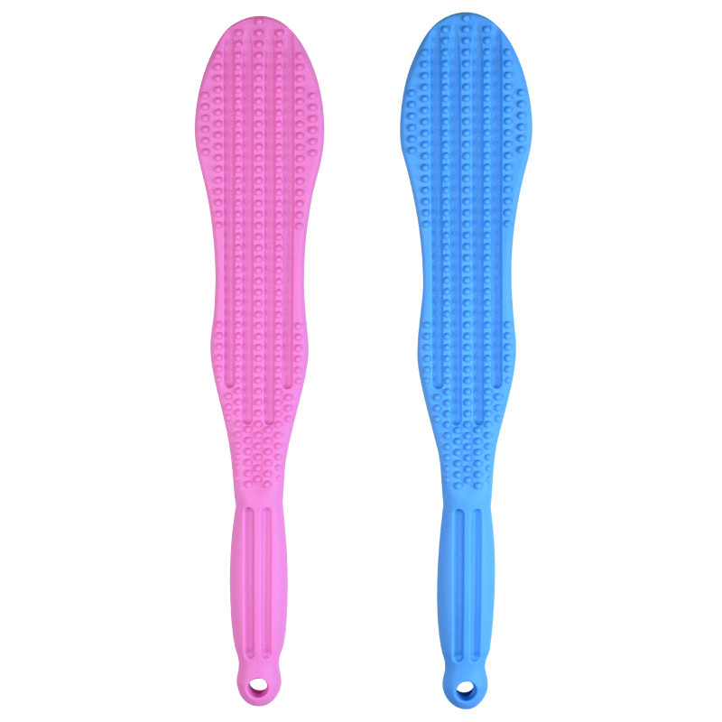 Clapping board lengthened meridians pat Silicone Fitness massagers Fitness Pat-on-the-plate massage stick Back Small God's body