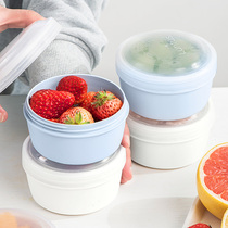 ASVEL Japanese childrens fruit box crisper sealed student High Temperature Microwave oven office worker with soup box