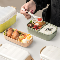 ASVEL Japanese lunch box microwave heating office worker lunch box fruit box divider type Bento Bowl