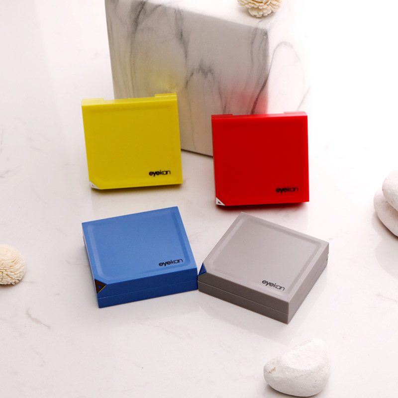Magnetic buckle beauty pupil box portable boy partner box nursing box contact lens box ins girl simple personality