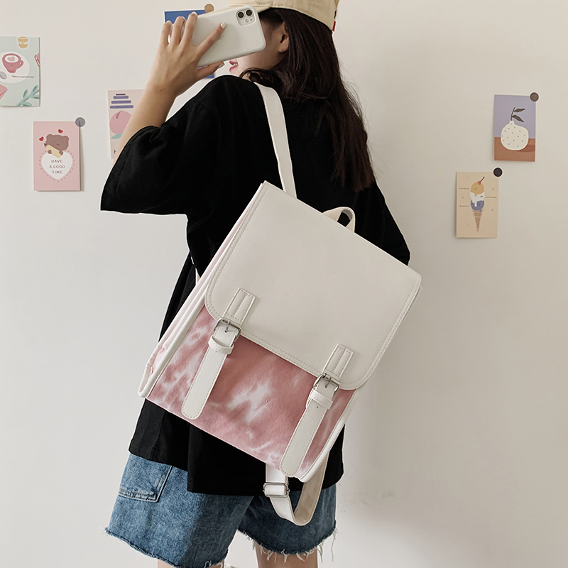 Design Sense School Bag Day College Wind Sensaries high face value female college student brief Shoulder Bag double shoulder bag 100 lap