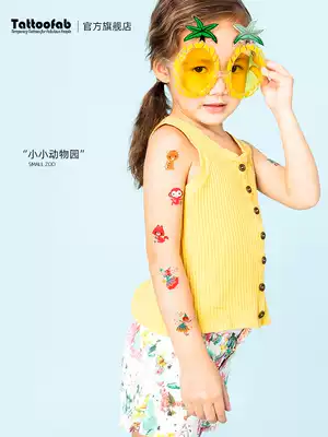 French Tattoofab children tattoo stickers nail stickers baby cute cartoon boys and girls washable waterproof