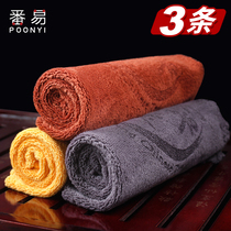  Gold rush currency exchange tea towel cloth Tea cloth absorbent thick Zen tablecloth Chinese style tea ceremony small high-end coffee table rag