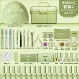 Легкий комплект для маникюра, лак для ногтей, полный комплект, подходит для начинающих, обучение