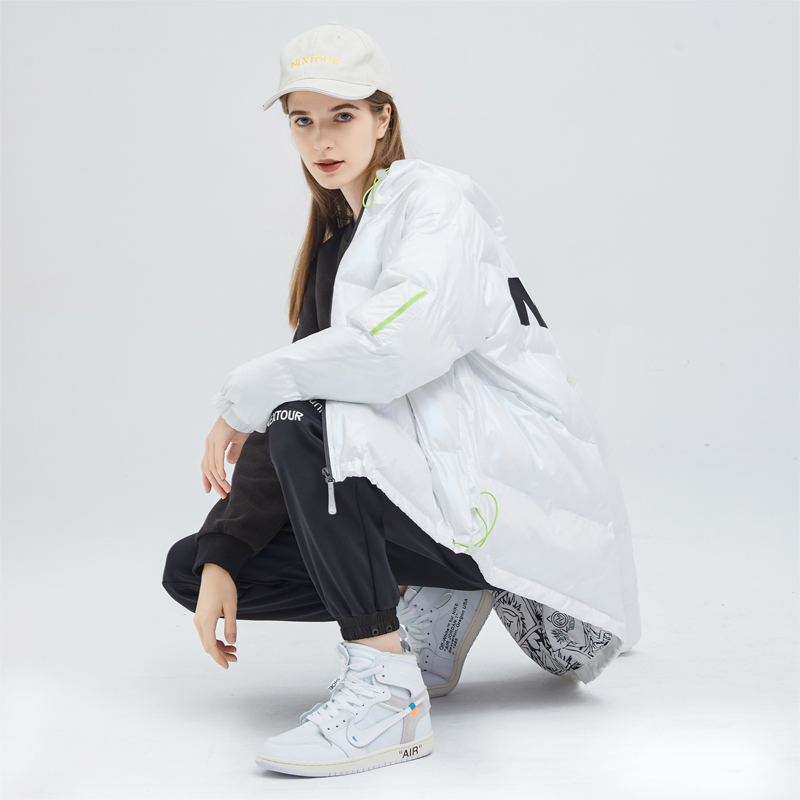 Naqu new outdoor tide brand coat women 2020 autumn and winter thickened warm cotton clothing loose wild cotton coat coat