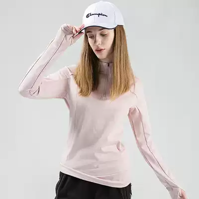 Fun outdoor loose quick-drying clothes women's autumn and winter New velvet breathable quick-drying T-shirt men's sports and leisure undercover