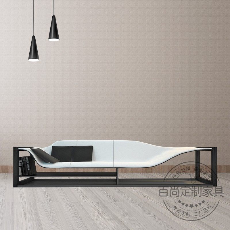 Nordic modern minimalist Bucefaro bookshelf sofa living room hotel designer creative classic fiberglass recliner