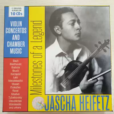 New Genuine CD Spot Heifetz Heifitz Violin Master Legends 10CD