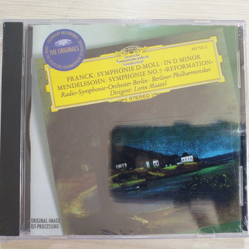 New genuine CD spot German edition DGG Frank Symphonic Poetry Mendelssohn 5 Symphony Mazer