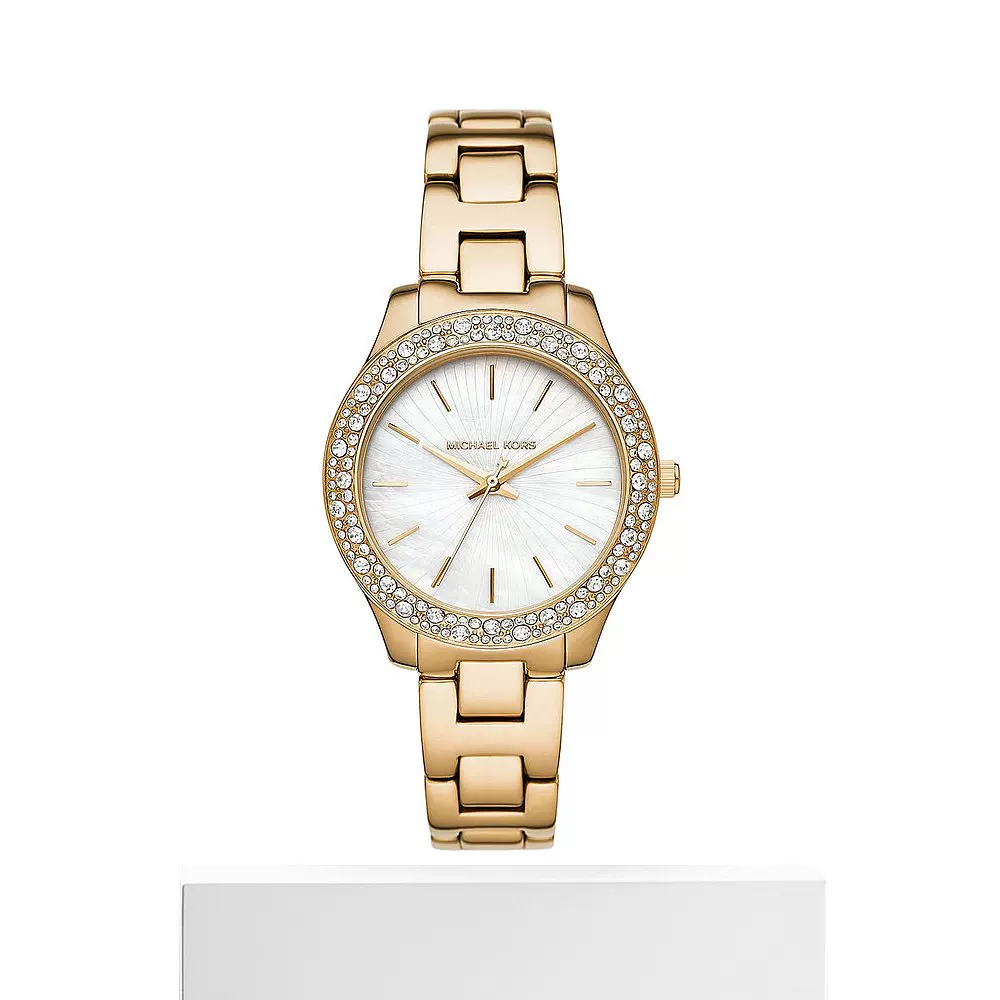 Michael Kors WOMEN's Liliane White Dial Watch